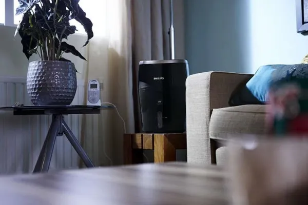 Philips Series 2000 HU4813 - Luftfugter - sort/ sølv