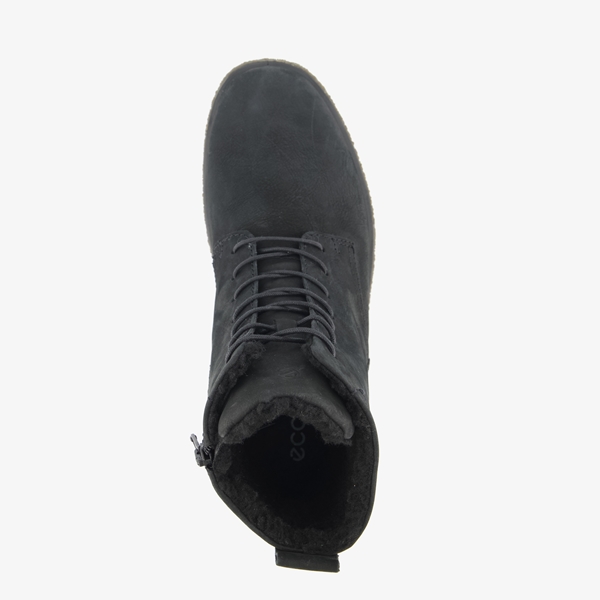 ECCO Crepetray gevoerde leren dames veterboots