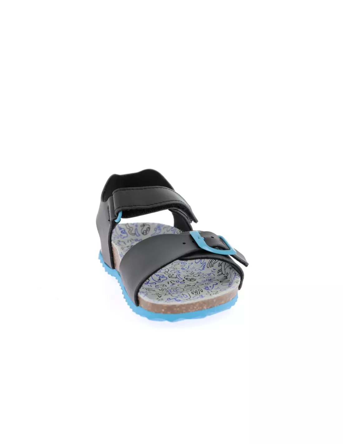 GEOX GHITA - Sandales & nu-pieds C0245BLACKROYAL
