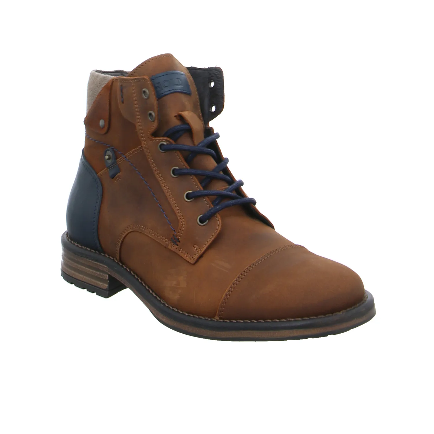 HOLD Boots Braun Leder
