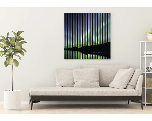 Akoestisch paneel, digitaal bedrukt, Aurora 1, 1195 x 1133 x 19 mm, set = 2 individuele panelen