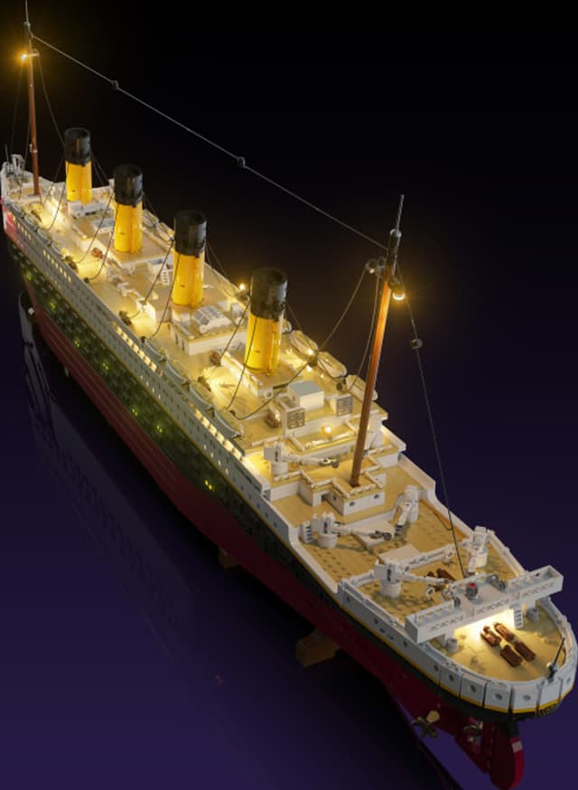 Light My Bricks™ Titanic lyskit