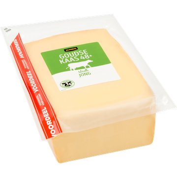 Jumbo Goudse Kaas 48+ Stuk Jong Voordeelverpakking 1 kg