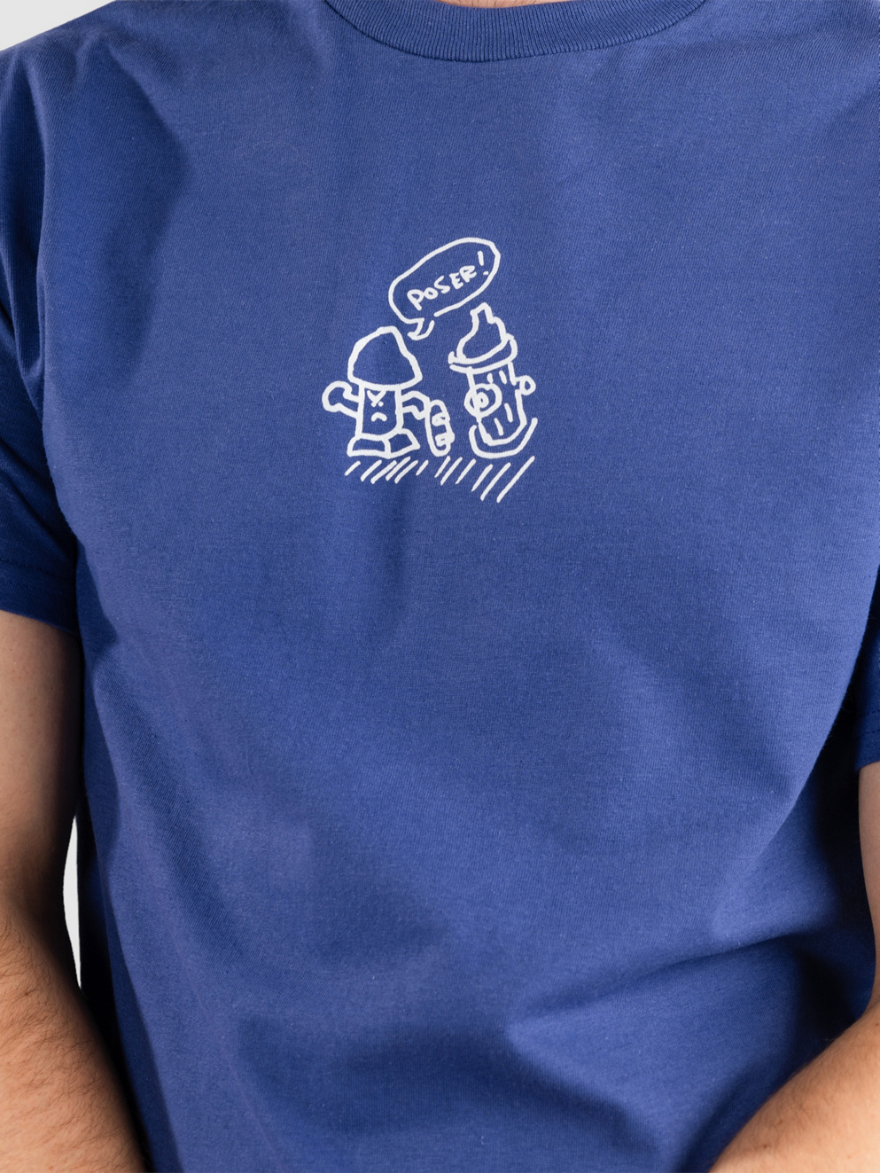 A.LAB Poser >: T-Shirt metro blue
