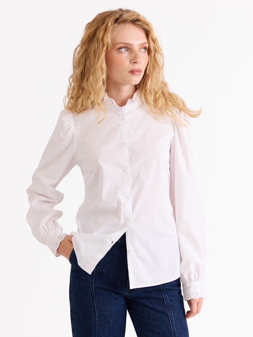 Poppy bluse Bright White