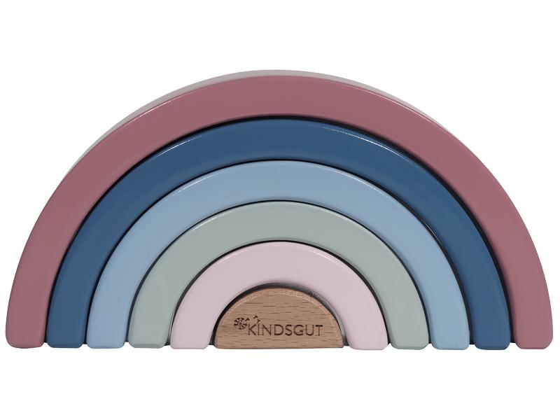 Kindsgut Stapelspielzeug Holz-Regenbogen Regenbogen Spielzeug aus hochwertigem Holz
