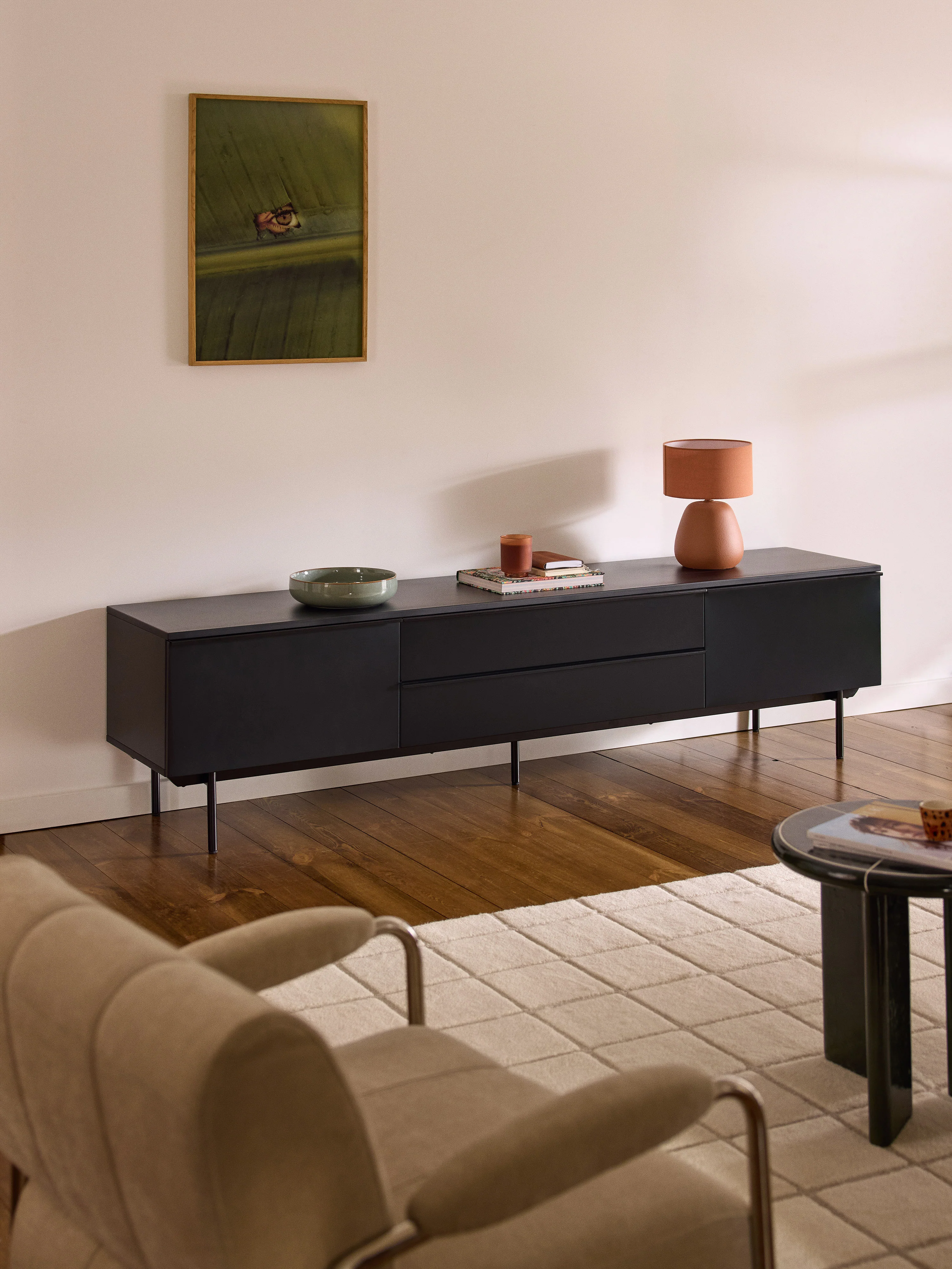 Grote houten tv-meubel Elona