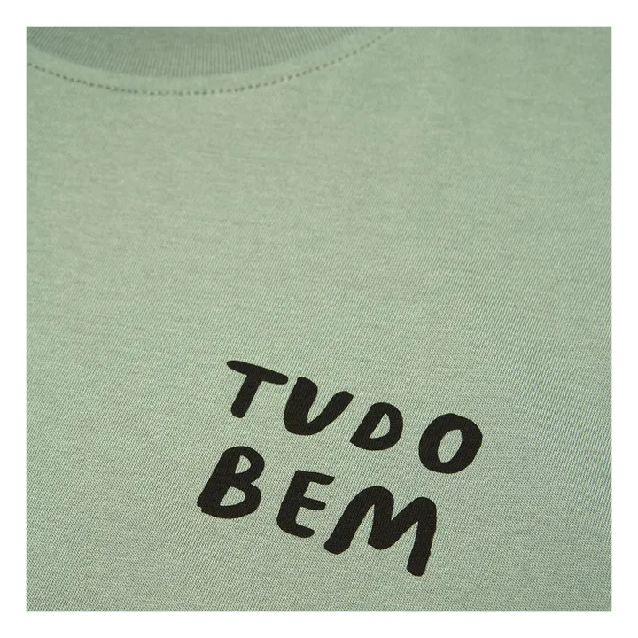 Olow T-shirt Tudo Bem Coton Bio | Sauge