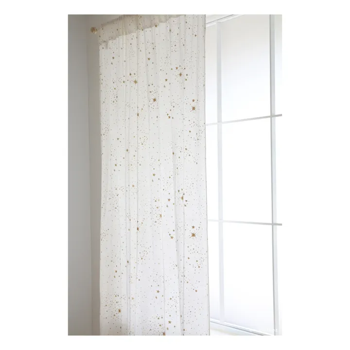 Nobodinoz Rideau Utopia en coton bio | Ecru