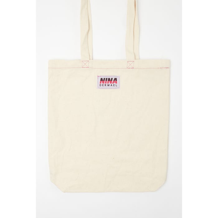 Veritas-Totebag canvas stripe - Nina Derwael