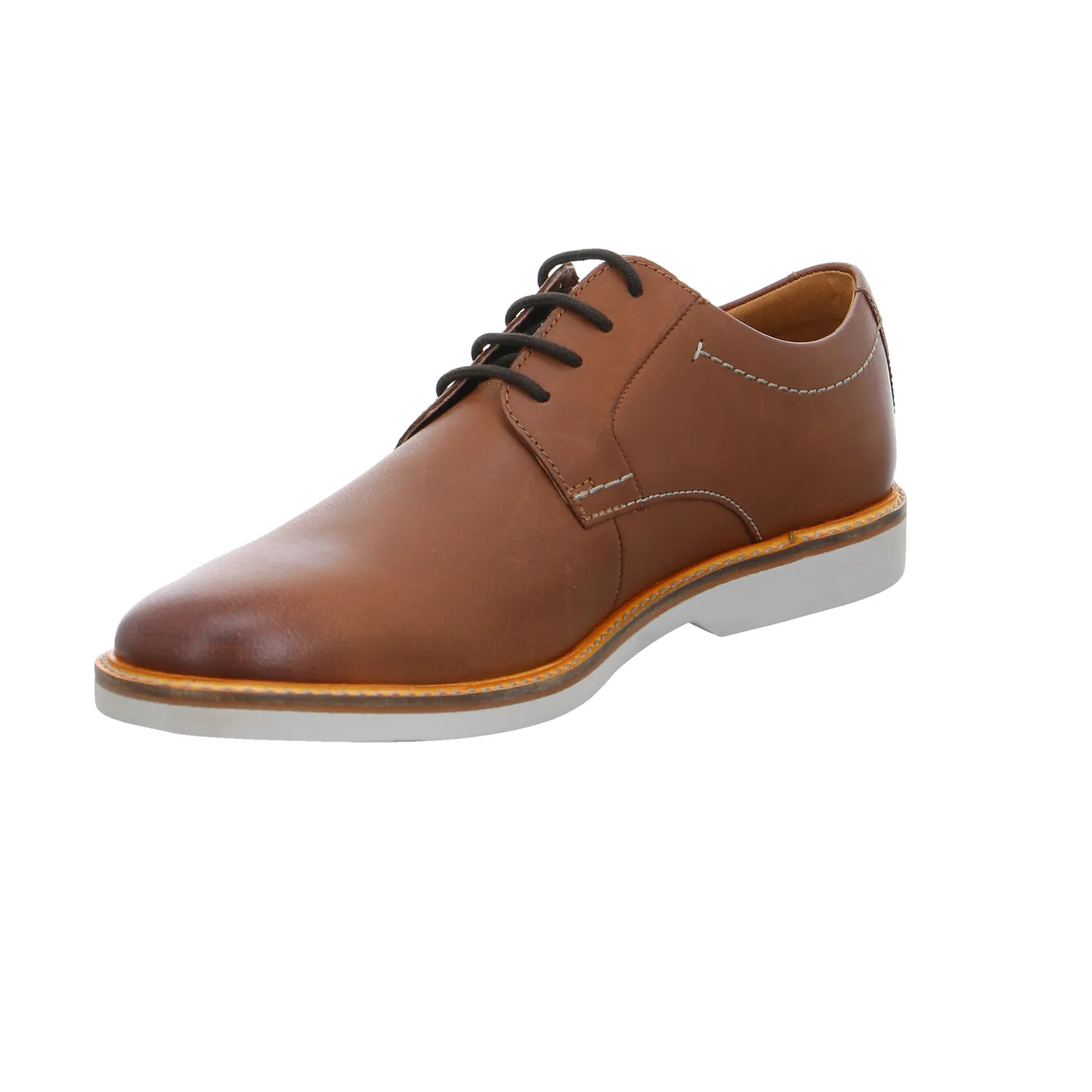 CLARKS Halbschuh-City Braun Leder