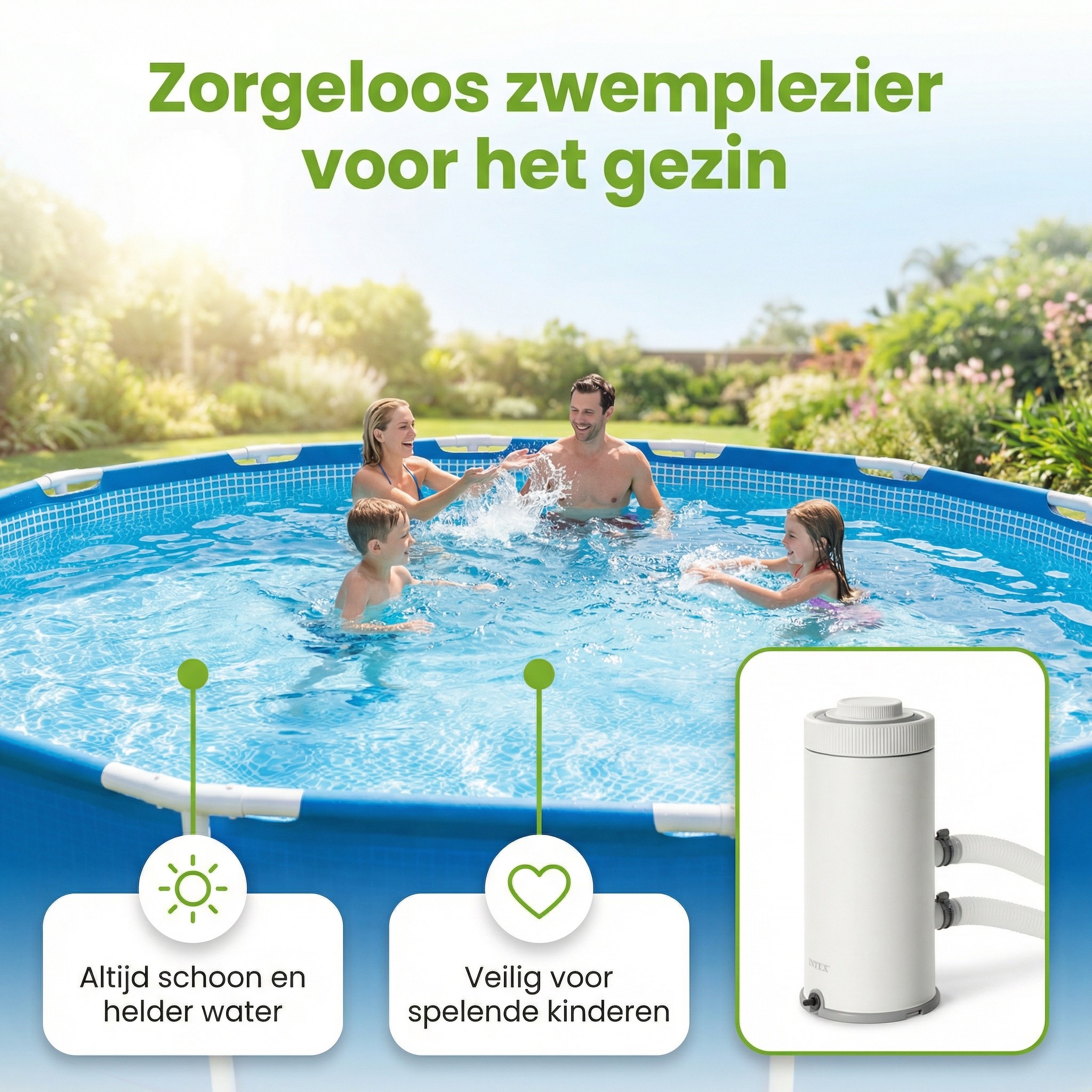 Intex 2.271 l/u filterpomp