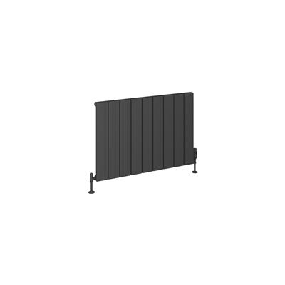 Eastbrook Rosano horizontale aluminium radiator 60x85cm Antraciet 999 watt