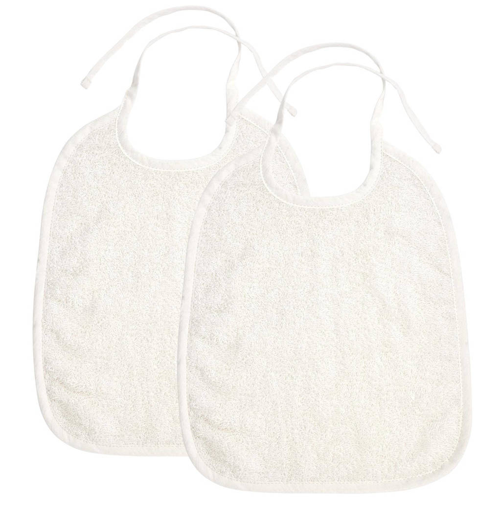 Heel eenvoudig maar super!basic badstof slab - set van 2 offwhite