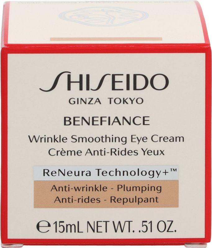 Shiseido - Benefiance Wrinkle Smoothing - Oogcrème - 15 ml