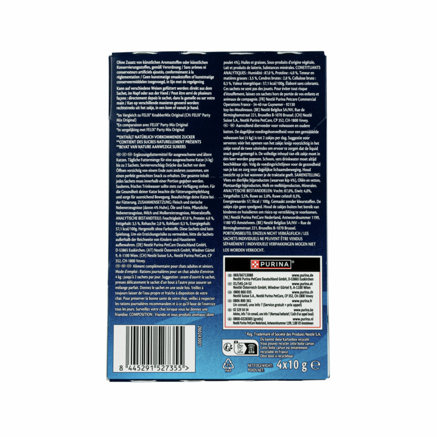 Felix Deli Moments Katzensnack Huhn 4x10g