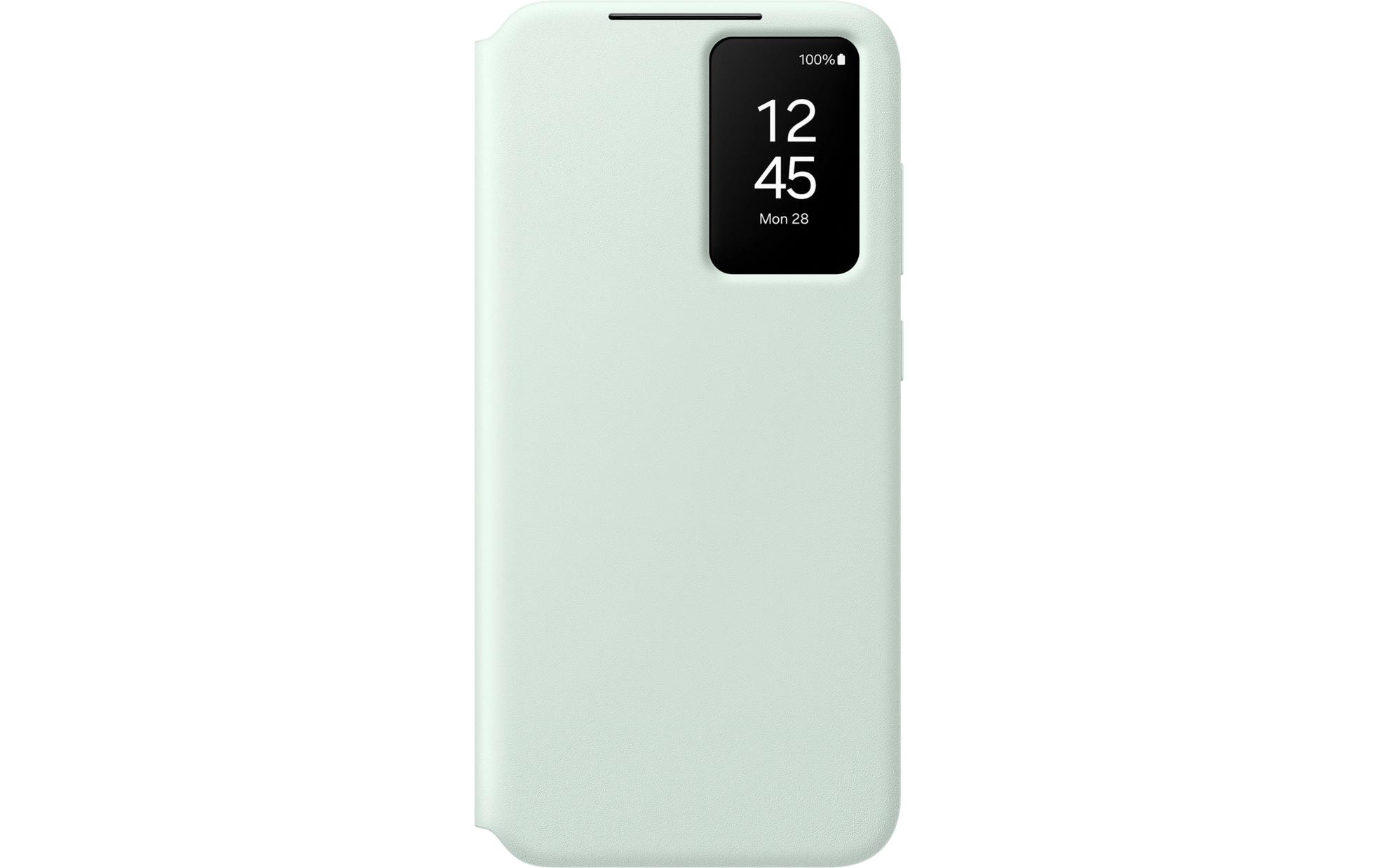 Back Cover Smart View Wallet Galaxy S24 FE MintSchutzhülle für das Samsung Galaxy S24 FE