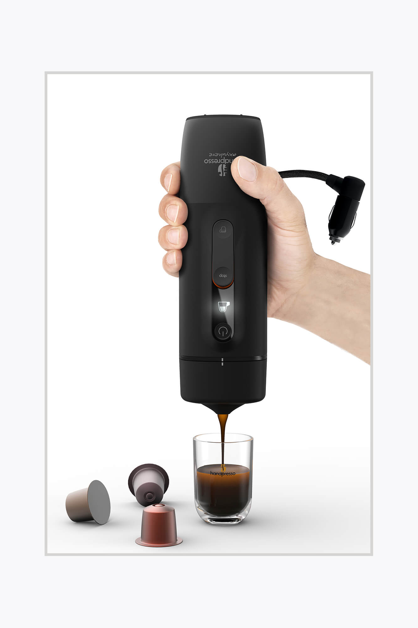 Handpresso Kapselmaschine für das Auto