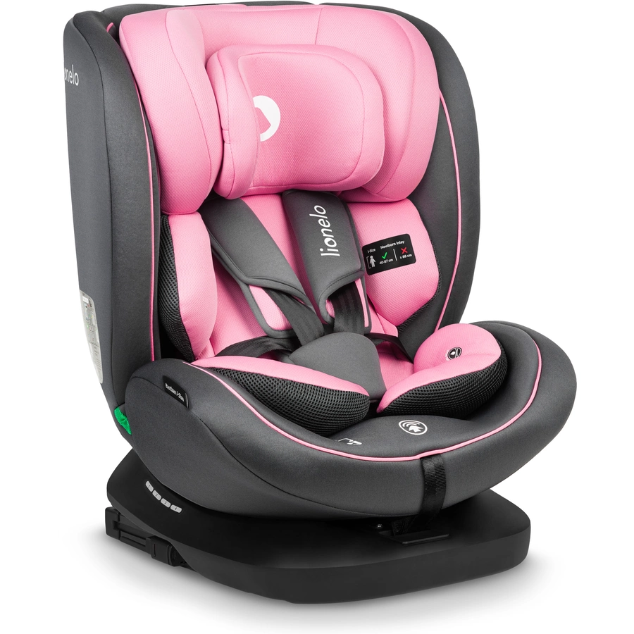 lionelo Kindersitz Bastiaan i-Size Pink Baby