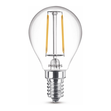 Philips LED kogel E14 25W filament helder niet dimbaar