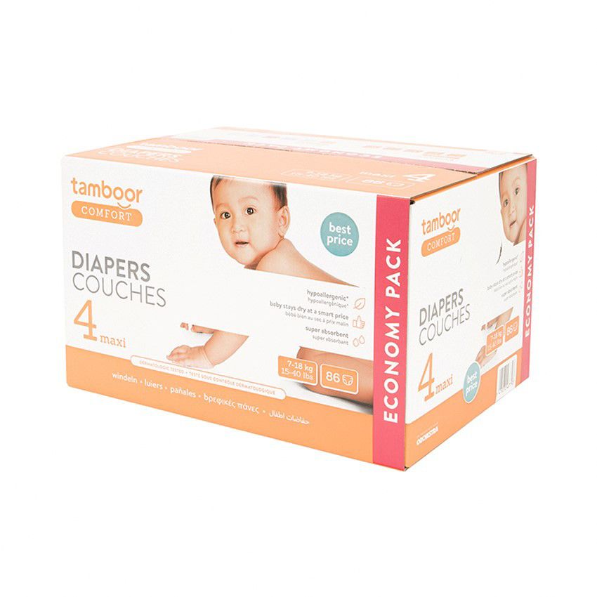 Couche hypoallergénique Comfort taille 4 - x86 - Doré