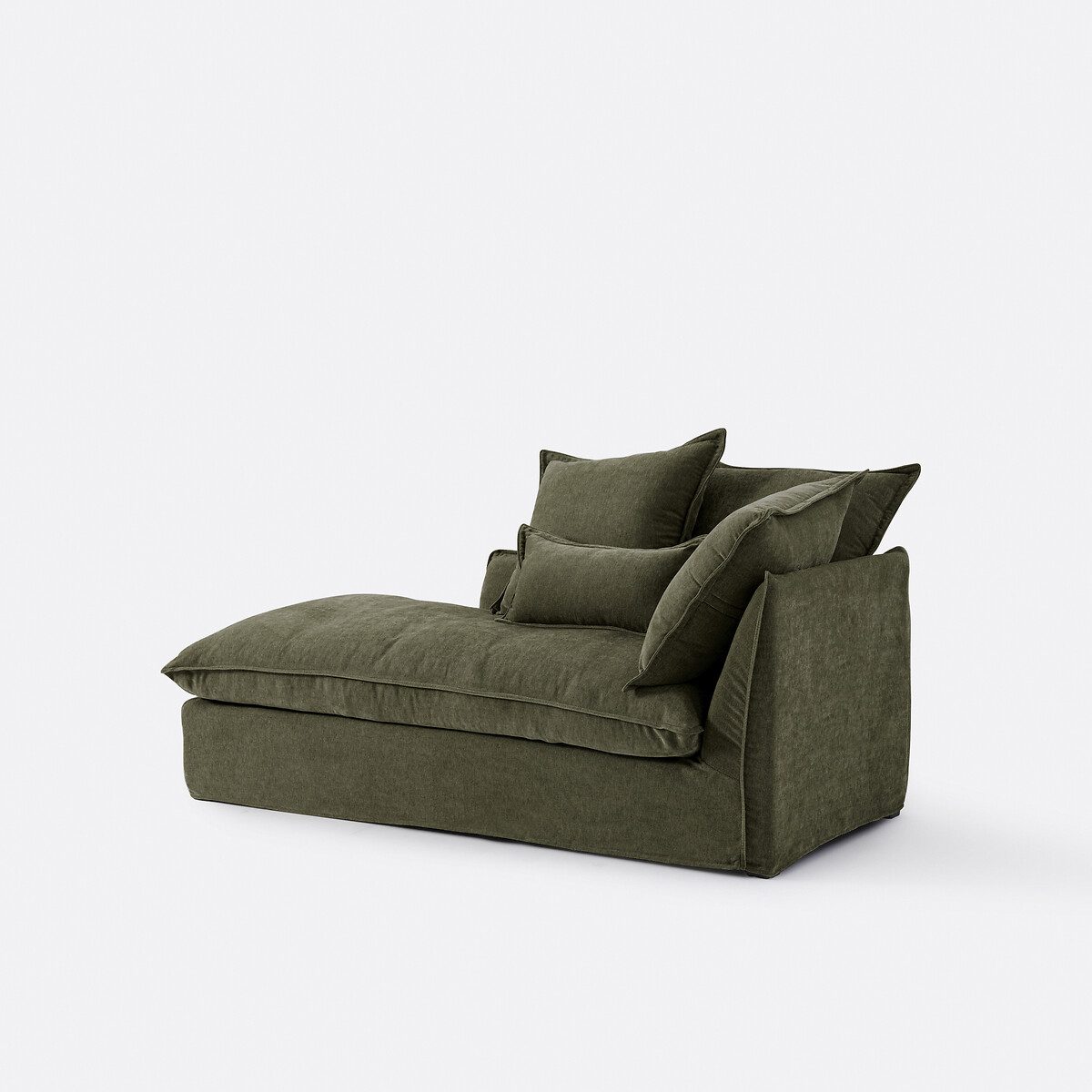 LA REDOUTE INTERIORS<br>Poltrona esquerda em poliéster mesclado, Odna