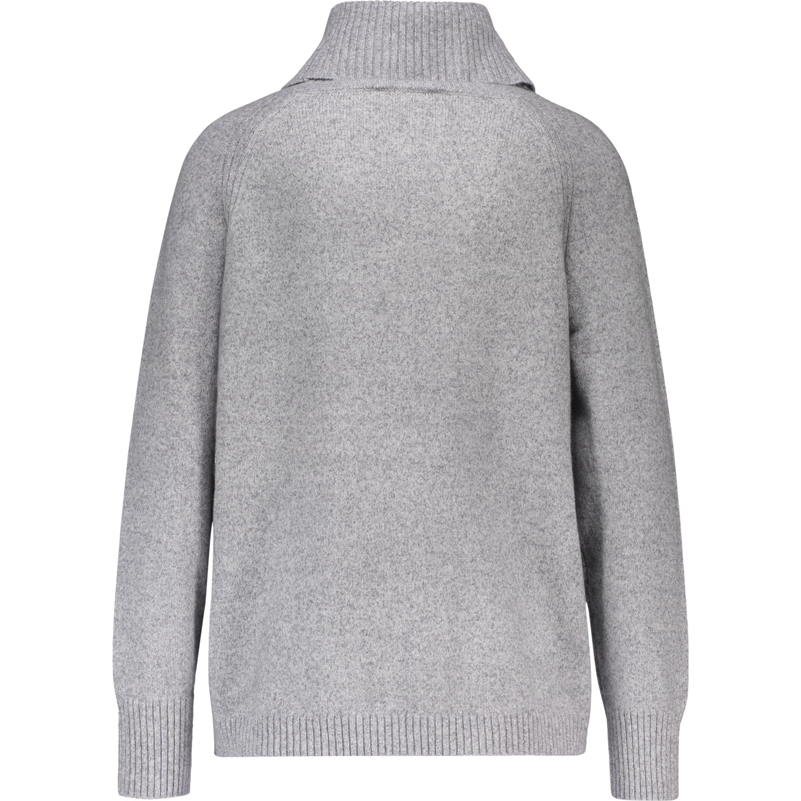 Olsen Damen-Rollkragenpulli Ripp grau, 38
