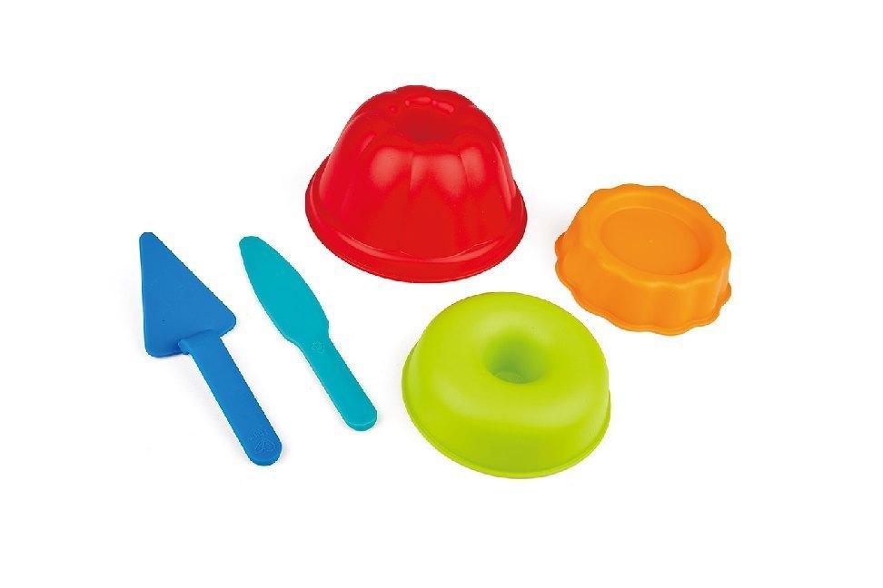 Sandformen BACKSTUBE 5-teilig in bunt