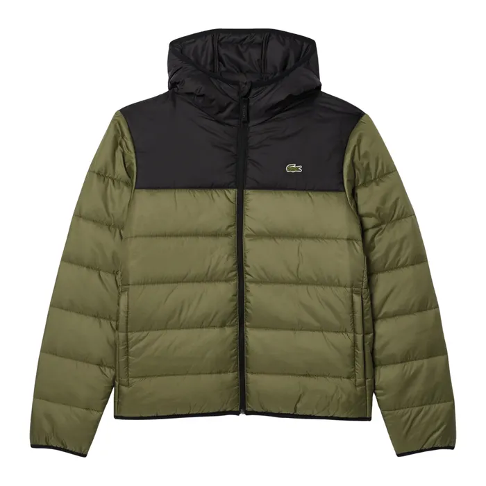 Lacoste Waterrepellent Hooded Puffer Jas Heren
