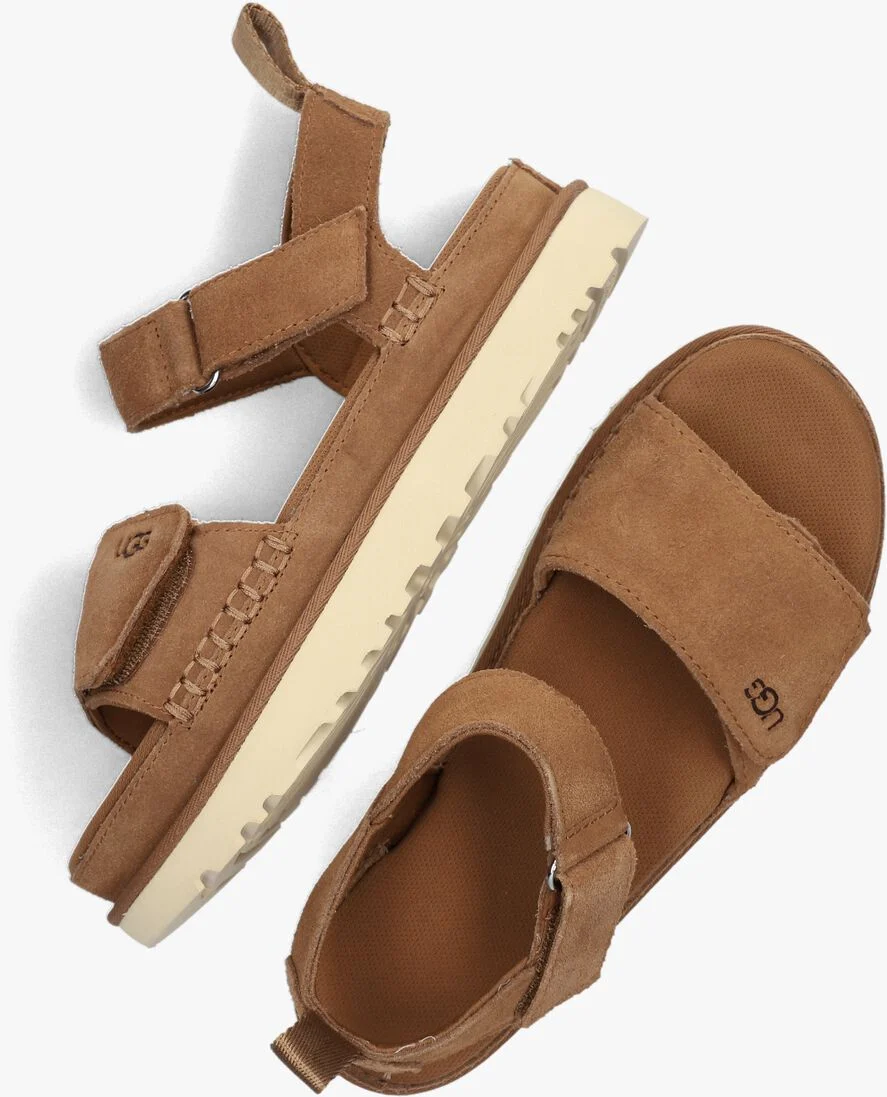UGG cognac ugg sandalen w goldenstar