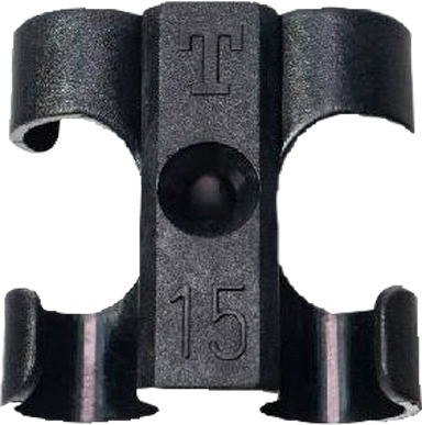 Schlauchhalter für parallel verlegte Schläuche 10 mm