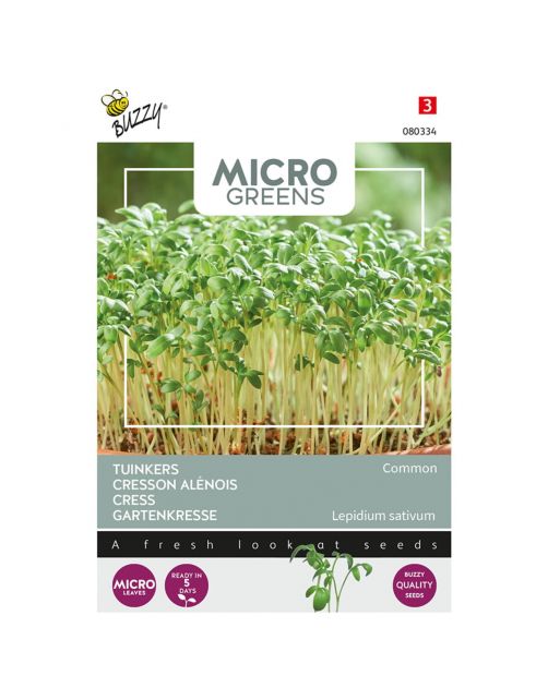 Buzzy Microgreens - Tuinkers - Groentezaden - 15 g