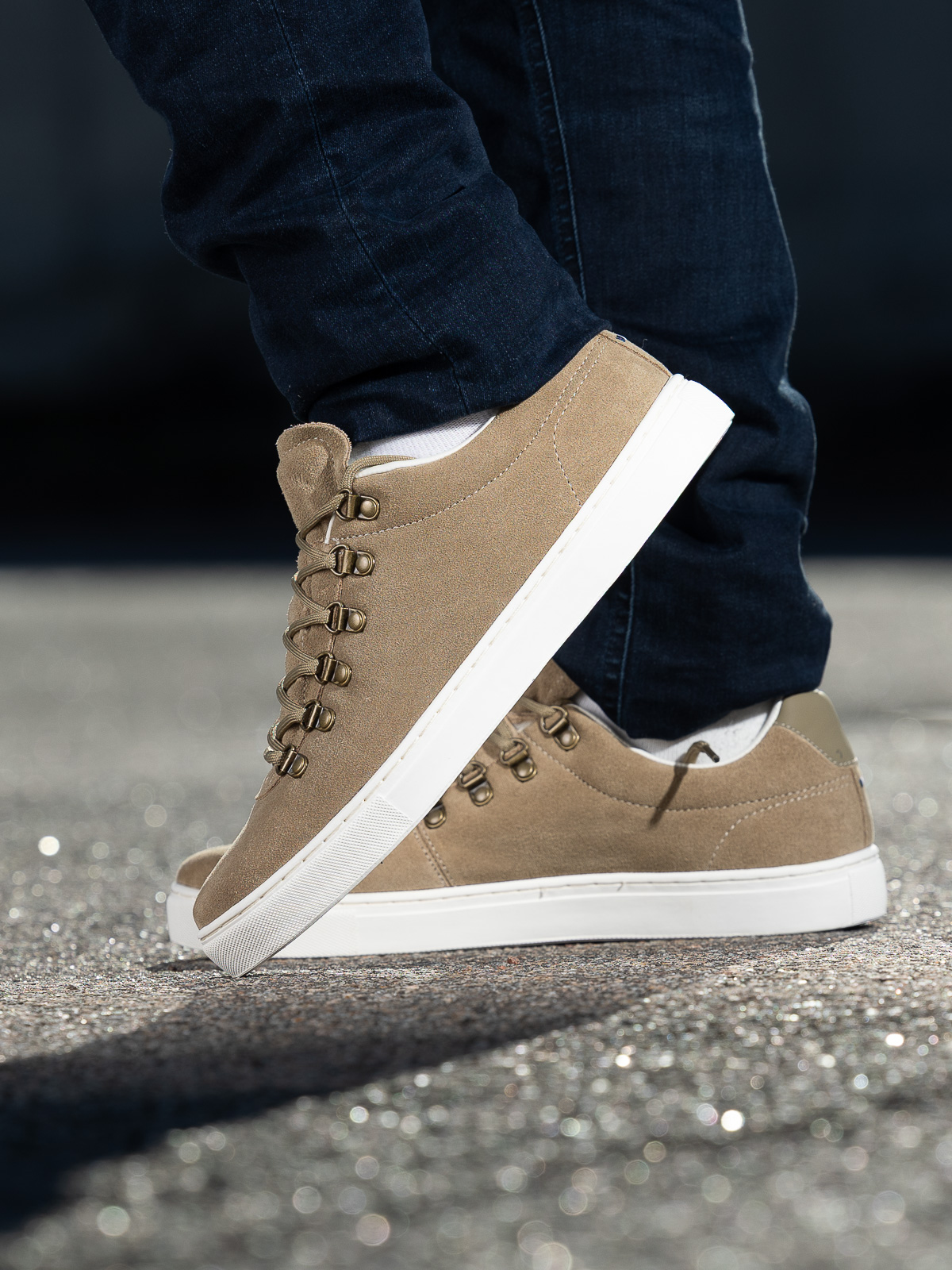 Jean Paul - Sancerre Suede Taupe - Trapes Sko