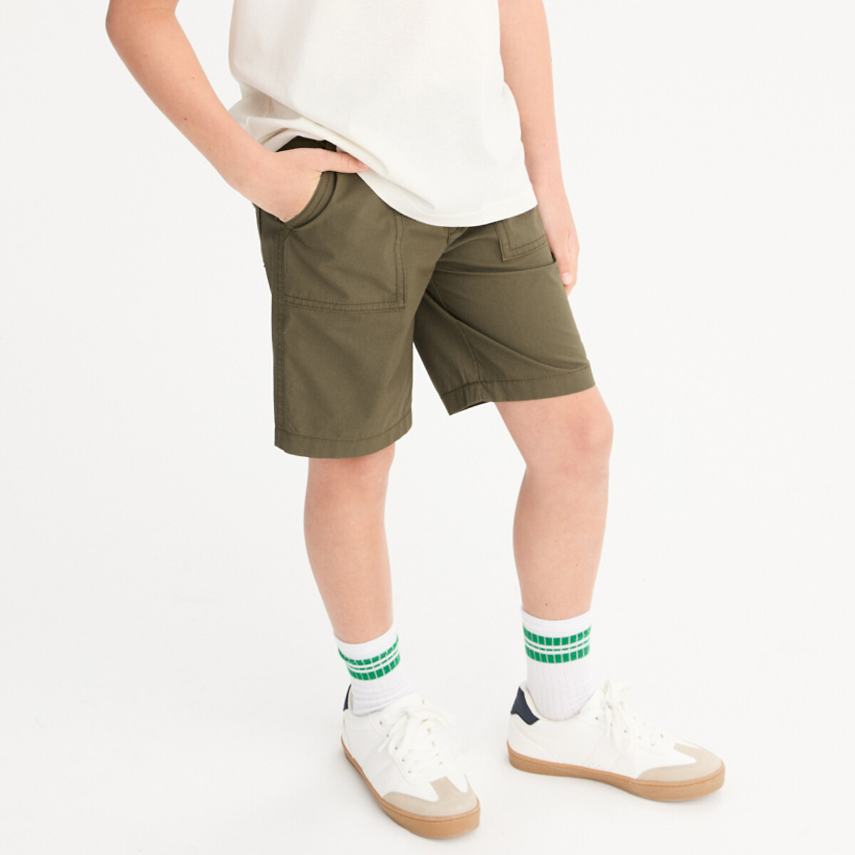 COLEÇÕES LA REDOUTE<br>Shorts de jogging em algodão