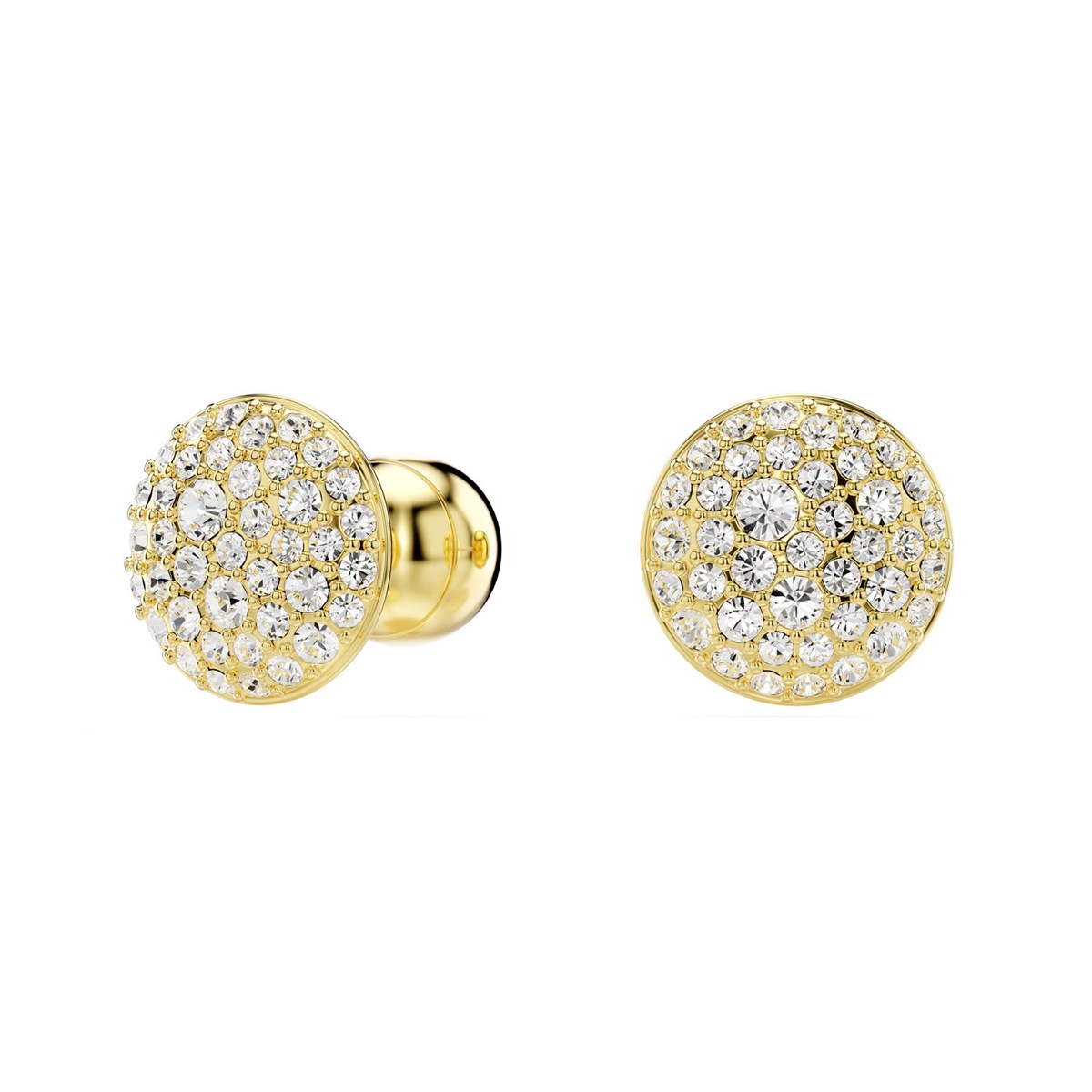 Clous d'oreilles Swarovski Meteora dorés