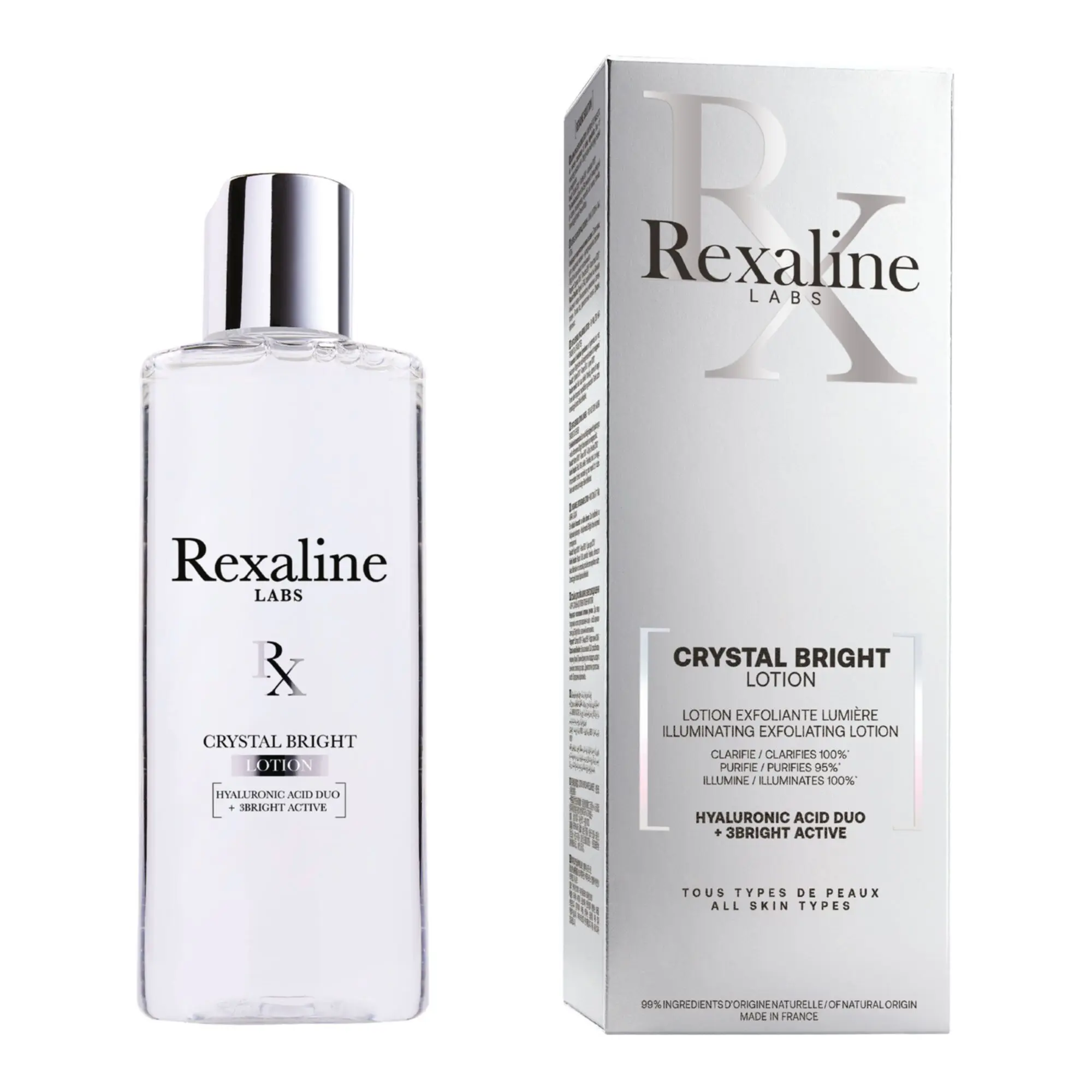 Rexaline - Cristal Bright Lotion Lotion Exfoliante Lumière 150ml - Gommage et peeling