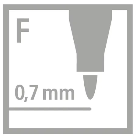 Folienstift - STABILO OHPen universal - wasserlöslich fein - 10er Pack - schwarz
