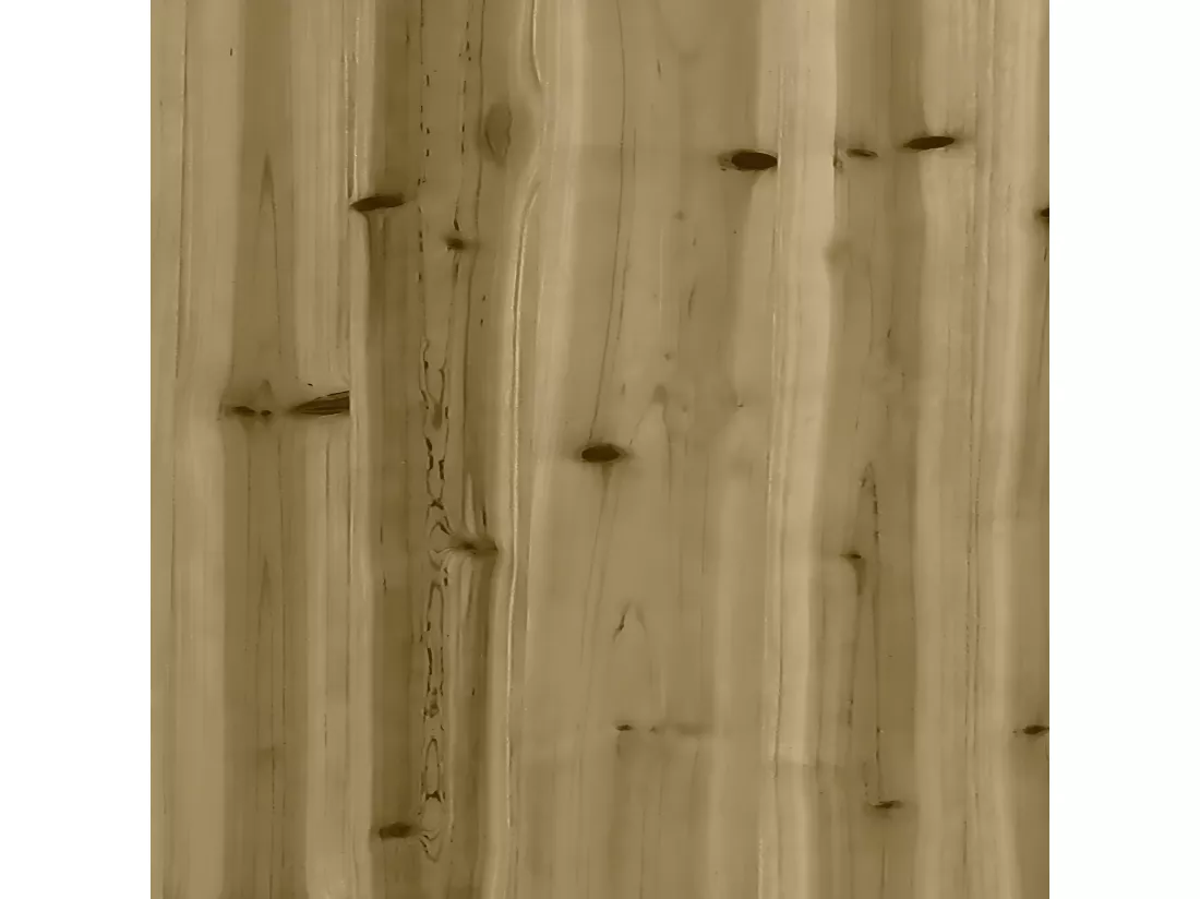 Repose-pied de jardin 62x31,5x52 cm bois de pin imprégné