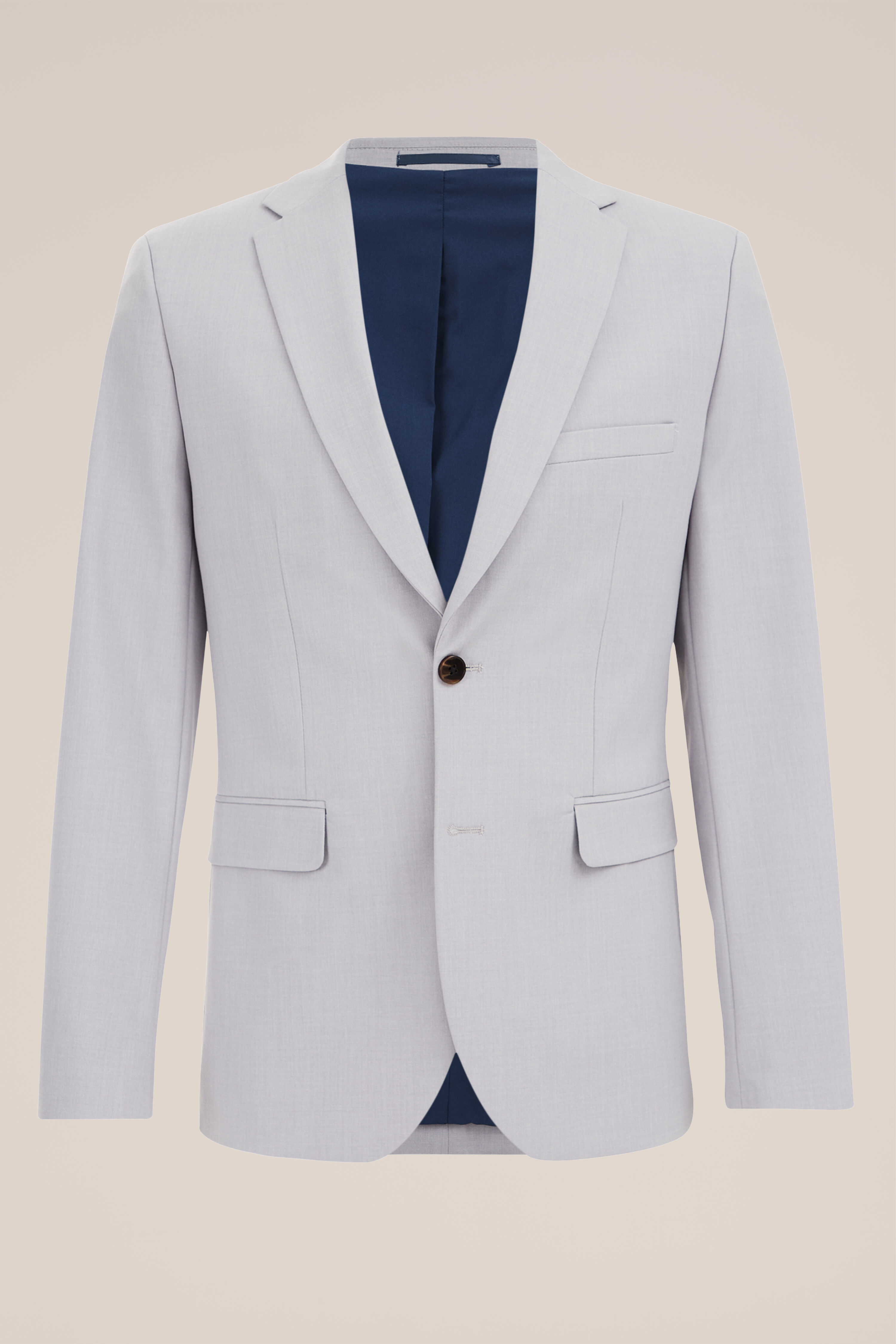 slim fit blazer Fundamentals Lichtgrijs