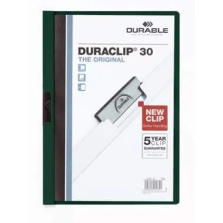 Durable 220032 Klemm-Mappe DURACLIP® 30, petrol/dunkelgrün