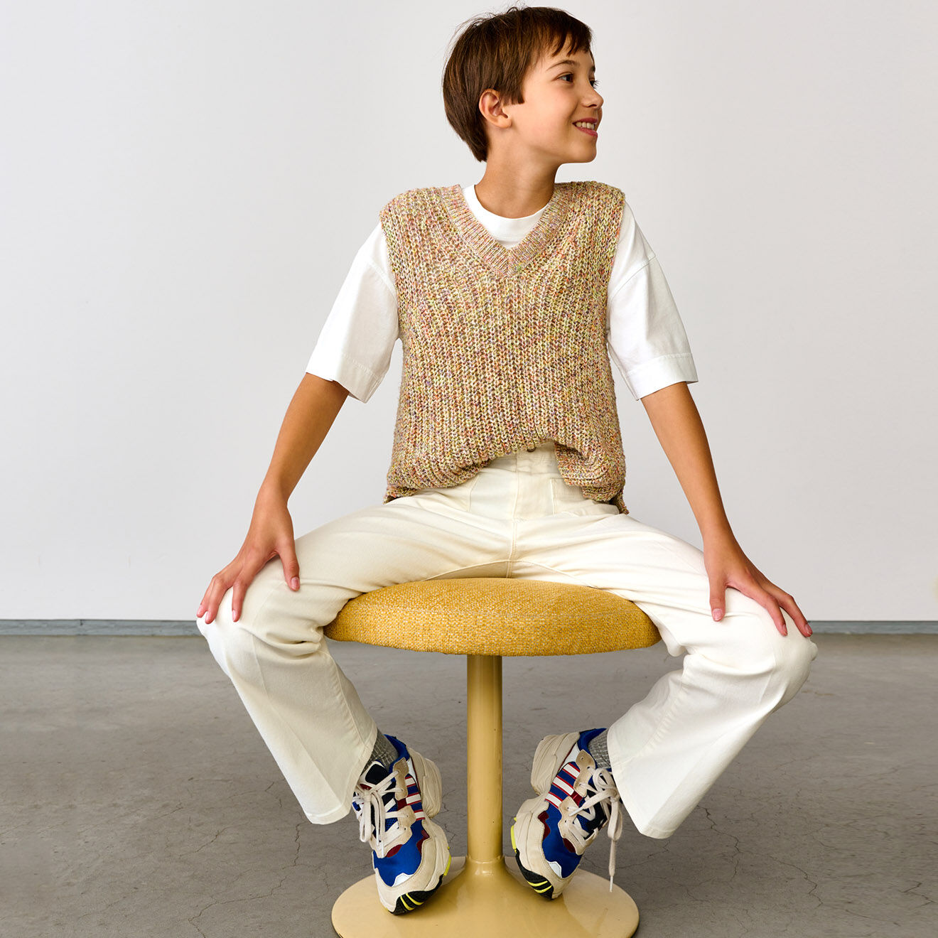 Bellerose Pull en Maille épaisse de Coton mélangé Auales sans manches beige