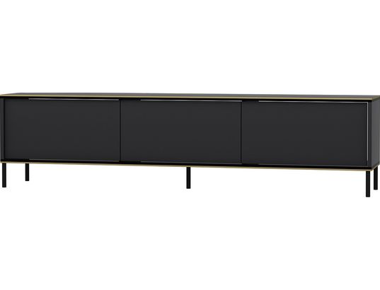 CONCEPT1 - Meuble TV Imaj anthracite 180 x 35 x h45,2 cm