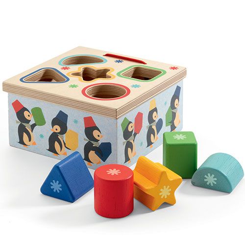 Djeco vormendoosje pinguins