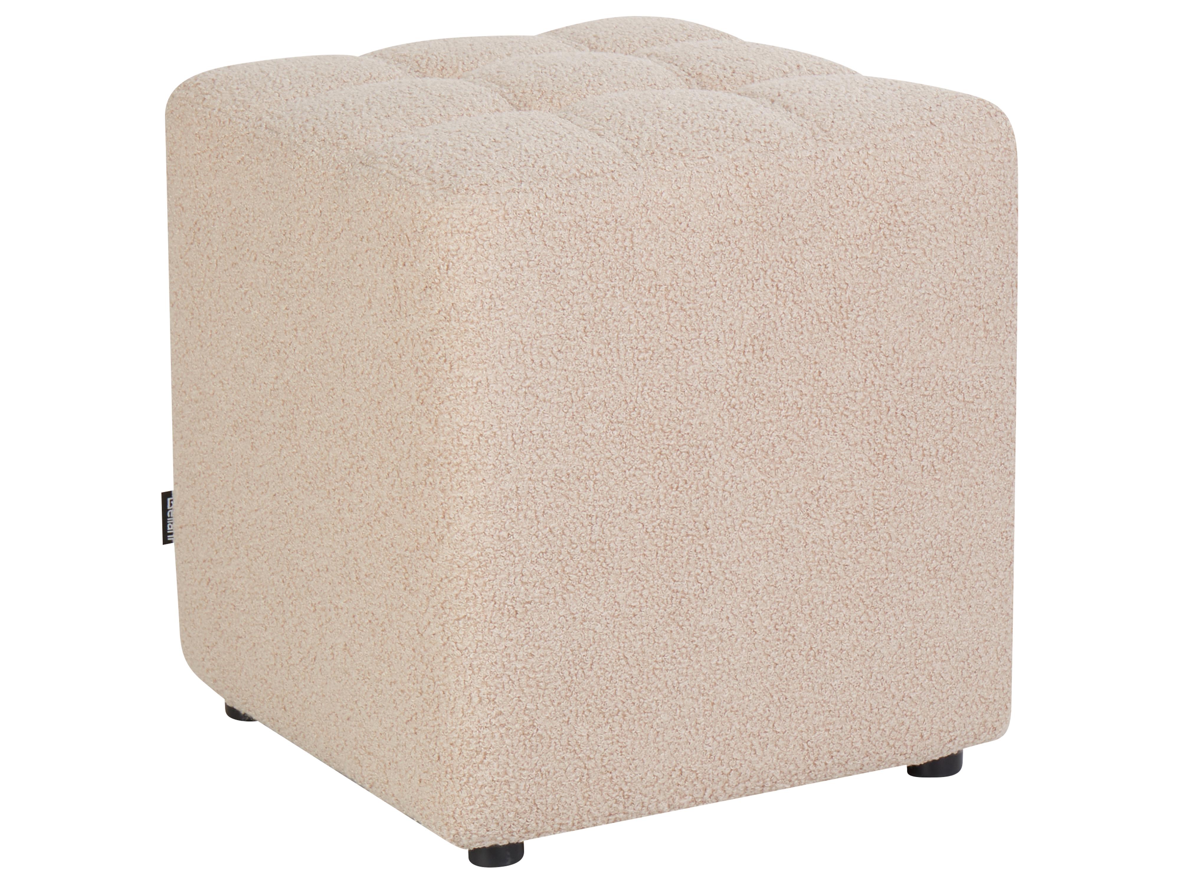 Poef KANSAS Bouclé Beige