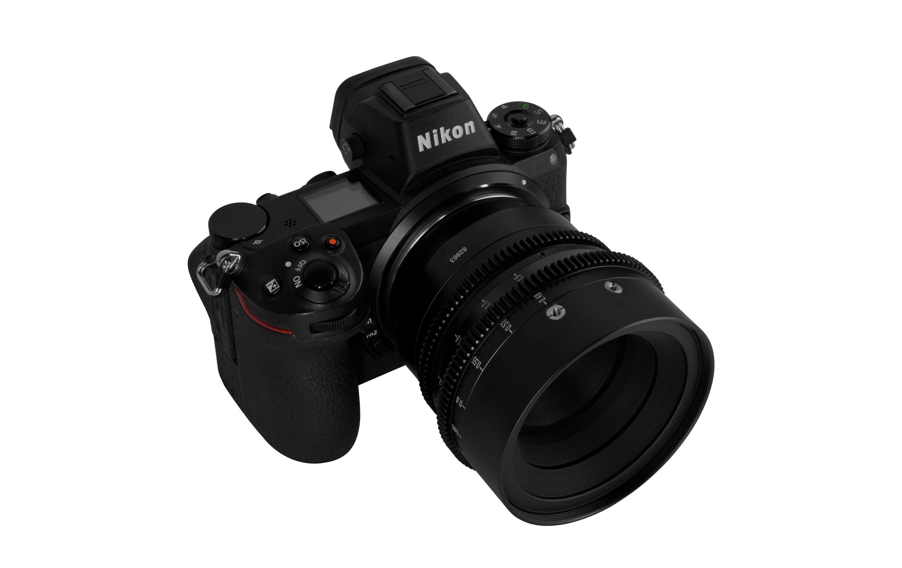 Festbrennweite 50mm T2.0 – Nikon Z<br>Vollformat Filmobjektiv für spiegellose Kameras