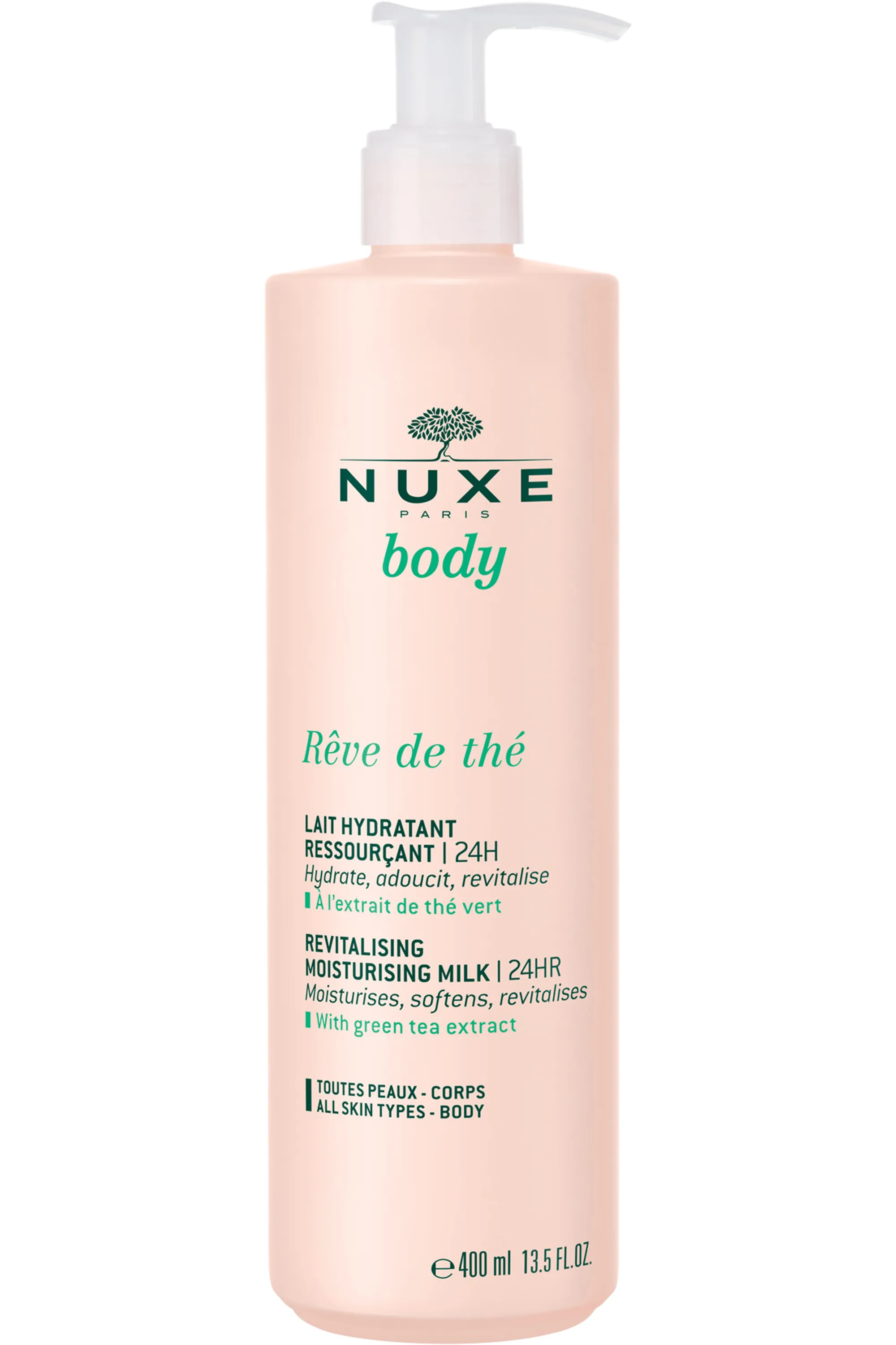 Nuxe Lait hydratant ressourçant Rêve de Thé®-400 ml