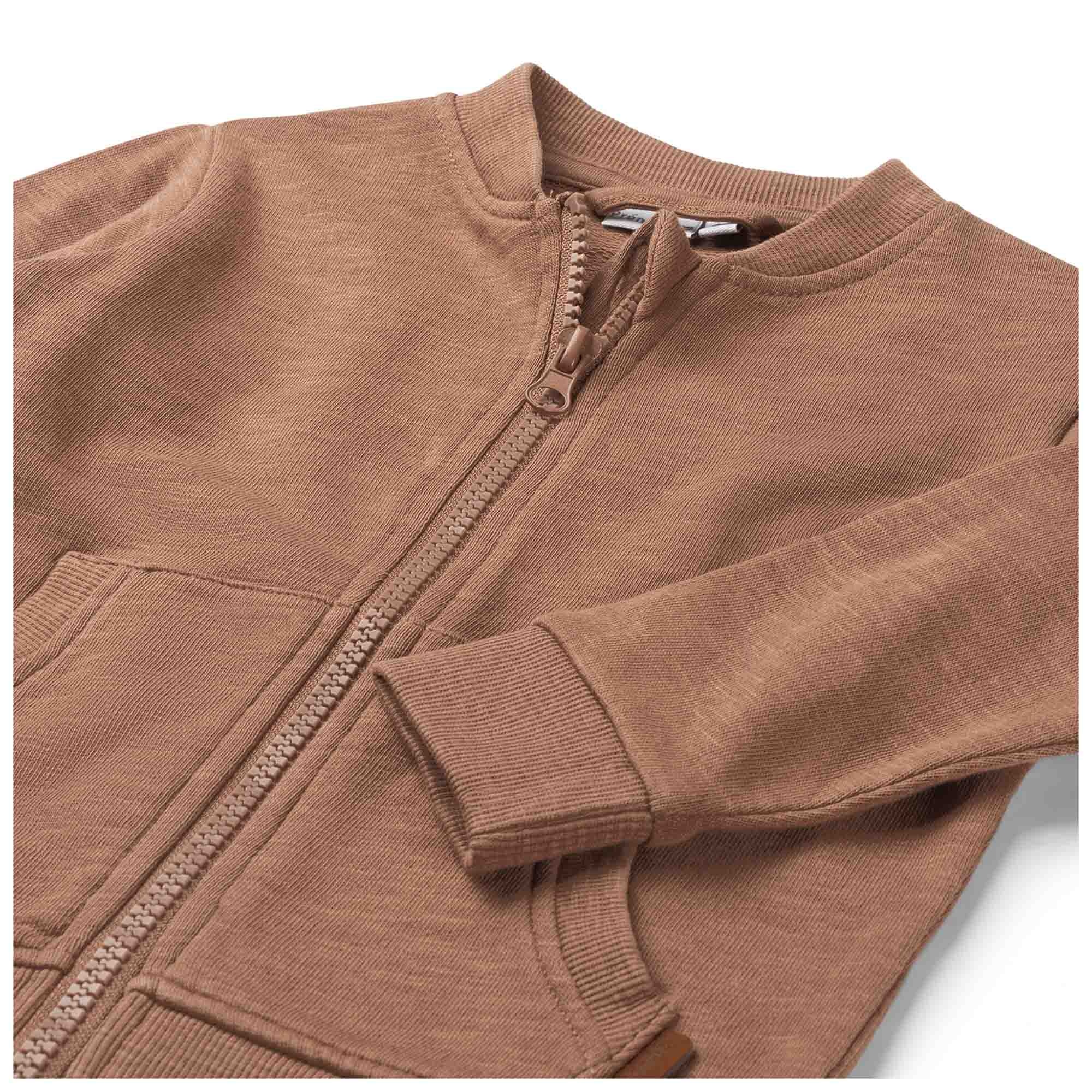 Prénatal baby vest lange mouwen effen rood