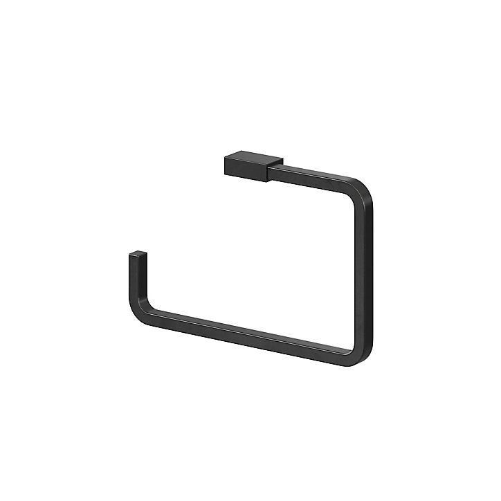 Dérouleur papier toilette noir mat GoodHome Elland