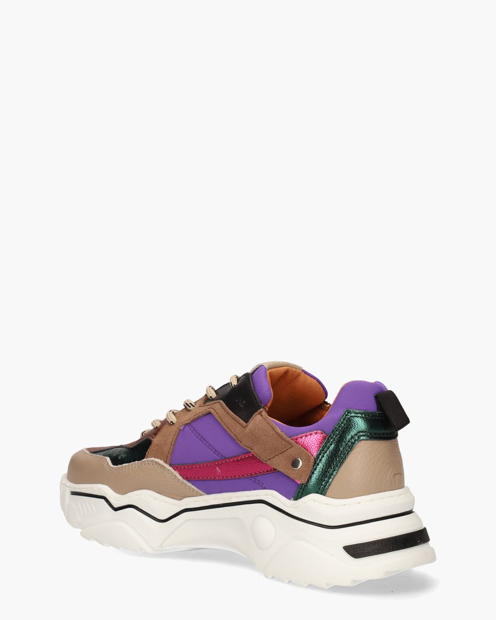 DWRS Label Pluto Scuba Paars/Multicolor Damessneakers