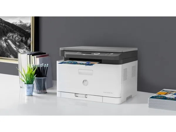 HP Color Laser MFP 178nw - Multifunktionsprinter - farve - laser - A4 (210 x 297 mm) (original) - A4/Letter (medie) - op til 18 spm (kopiering) - op til 18 spm (udskriver) - 150 ark - USB 2.0, LAN, Wi-Fi(n)